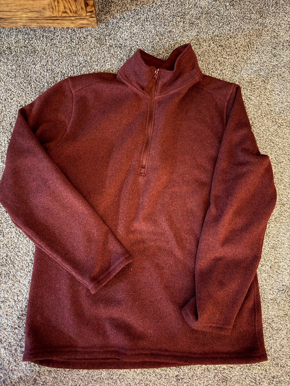 Men’s large 1/4 zip fleece